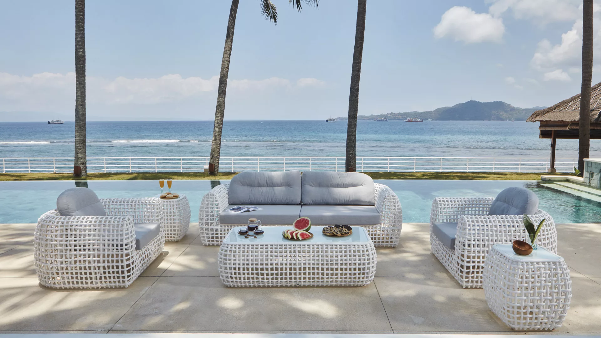 Dynasty outdoor furniture collection by the sea